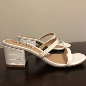Summery white sandals
